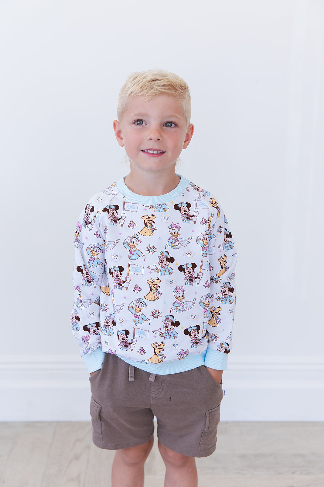 (BLUE) Adventure Ahoy - Define Terry Sweatshirt