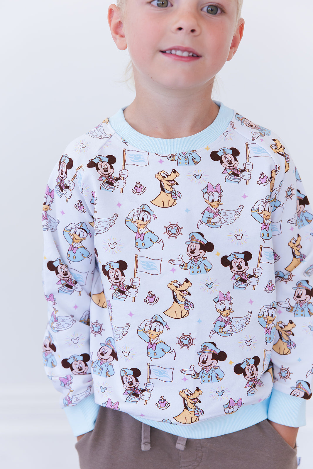 (BLUE) Adventure Ahoy - Define Terry Sweatshirt