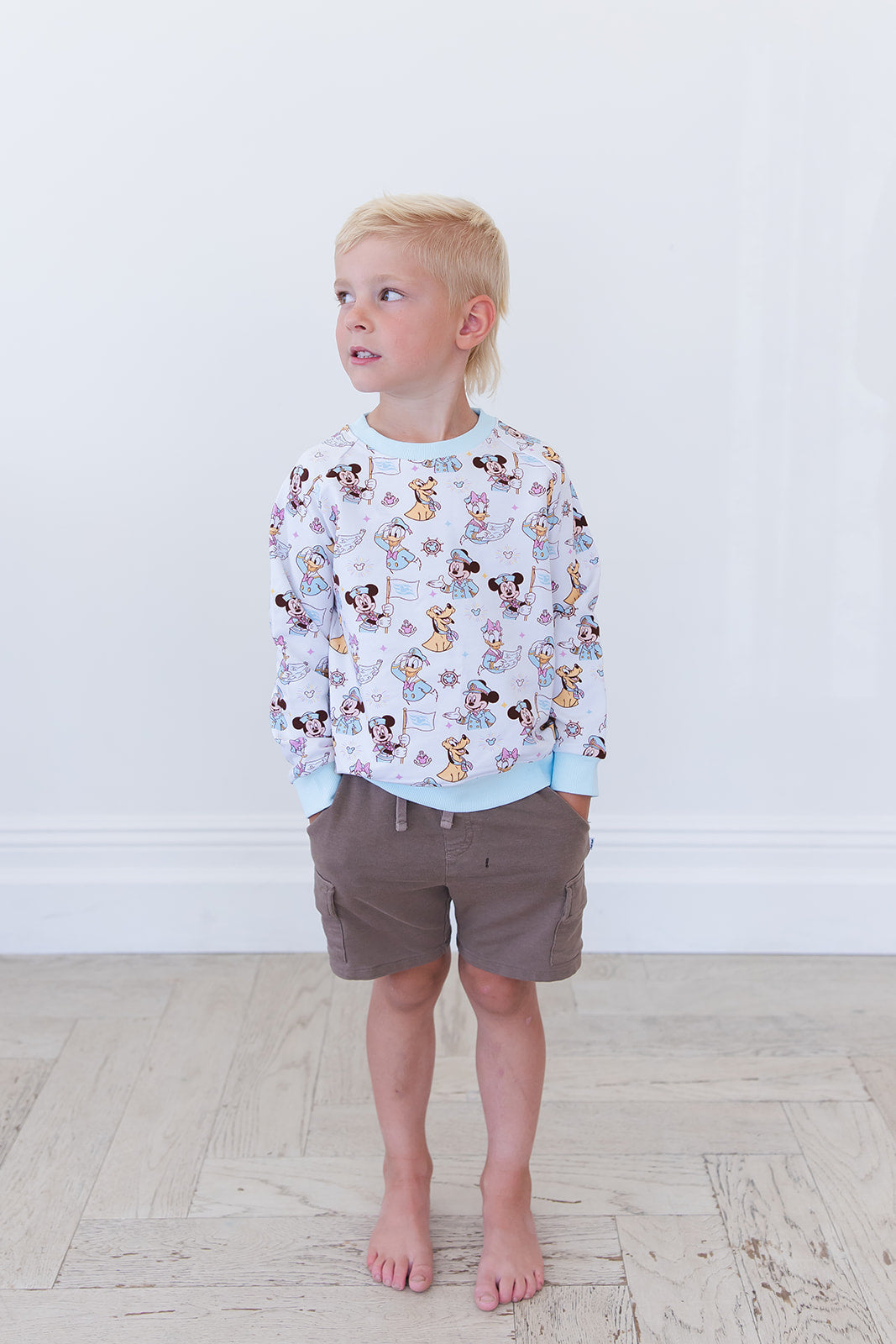 (BLUE) Adventure Ahoy - Define Terry Sweatshirt