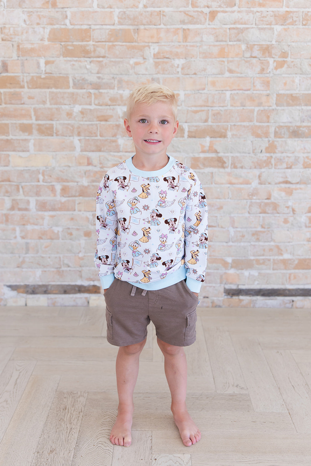 (BLUE) Adventure Ahoy - Define Terry Sweatshirt