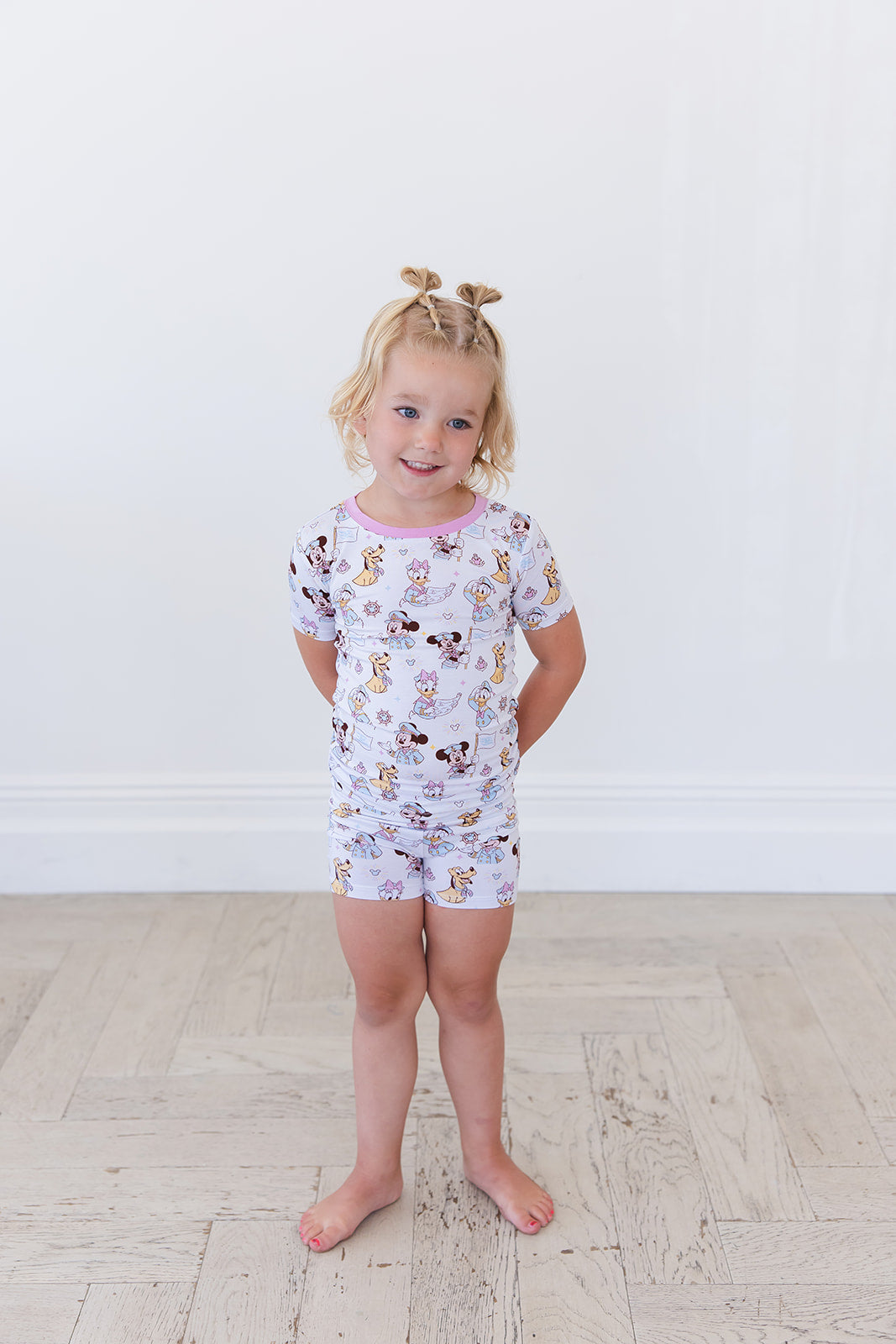 (PINK) Adventure Ahoy - Biker Short Set