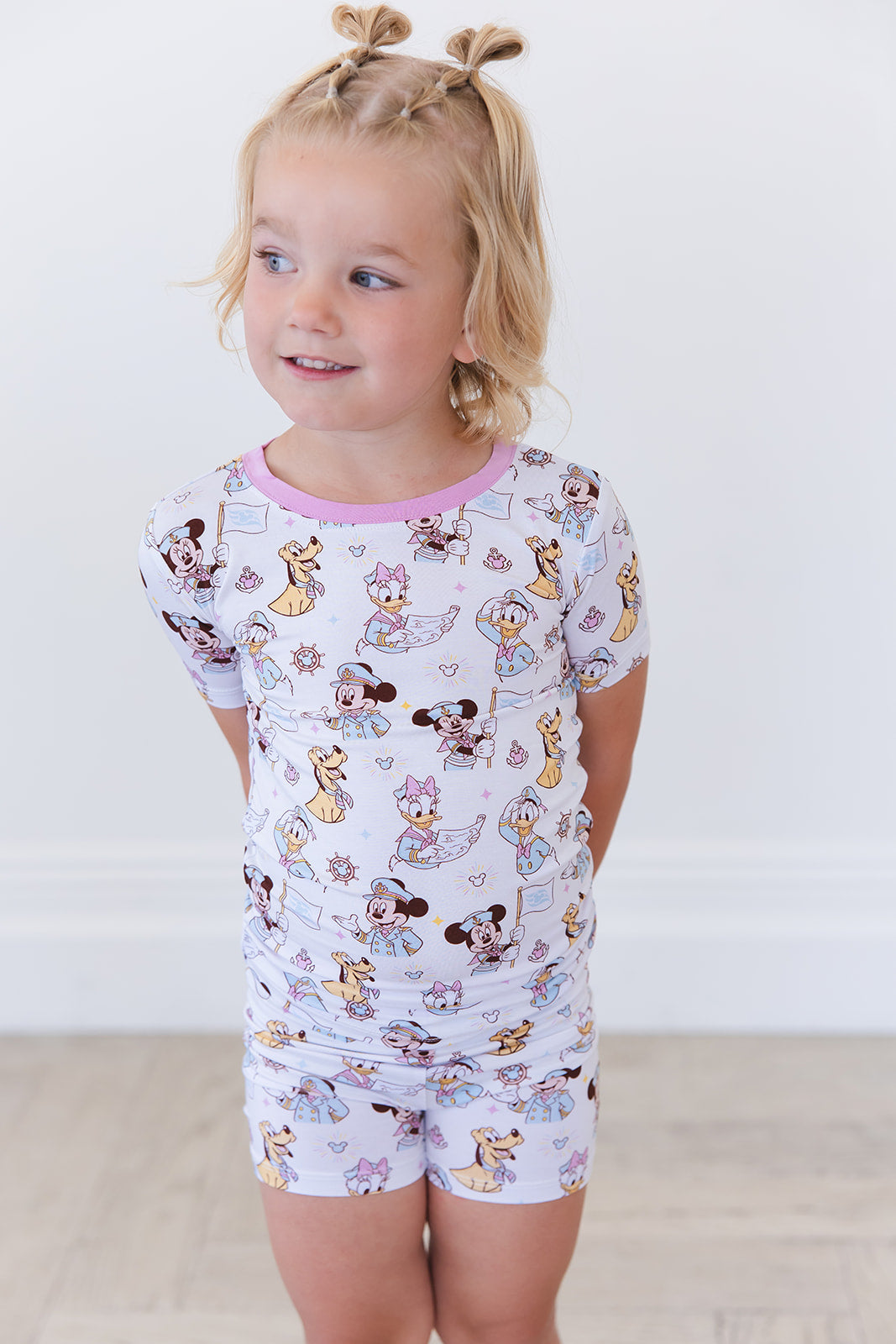 (PINK) Adventure Ahoy - Biker Short Set