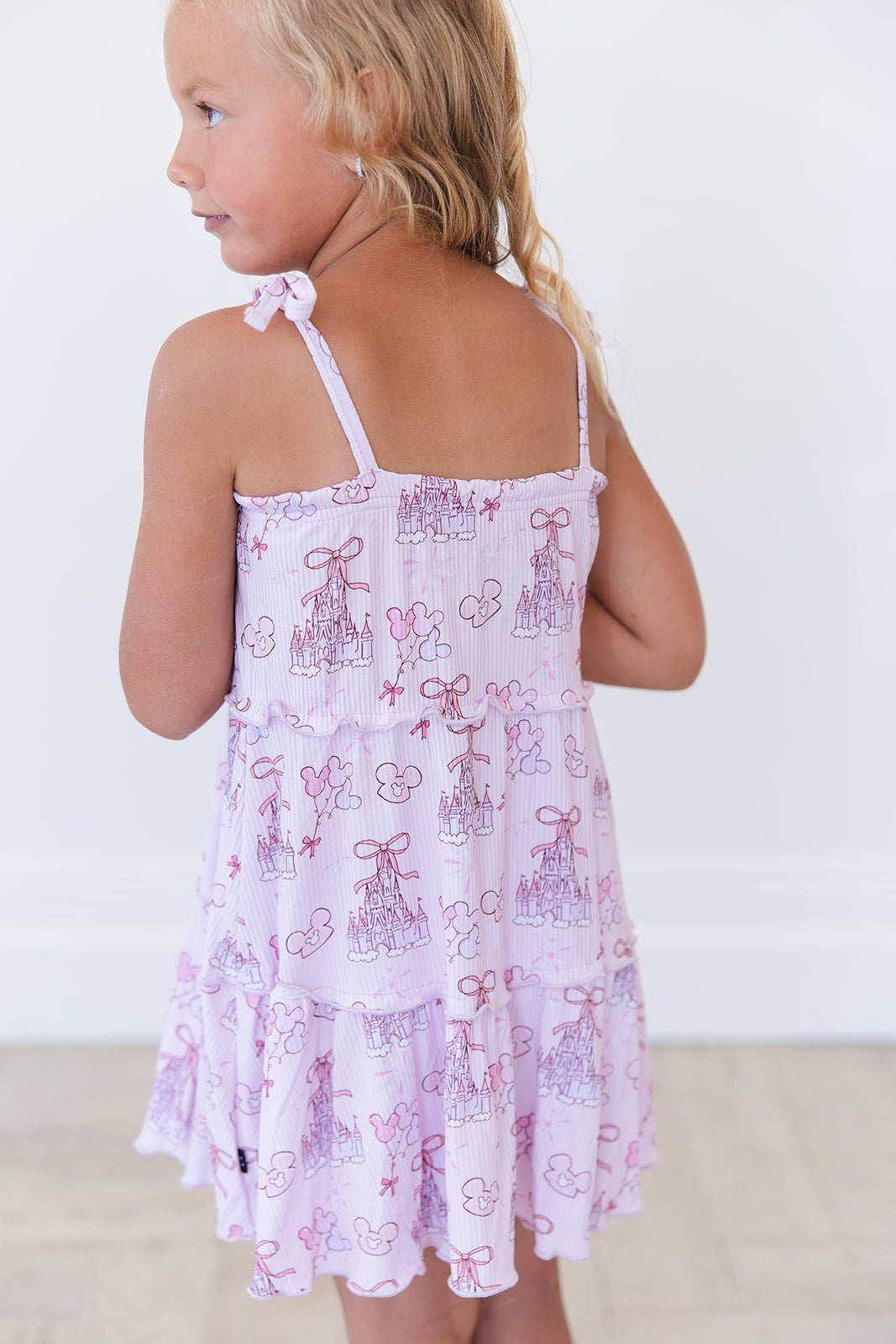 Coquette Castles (ribbed) - Tiered Dress