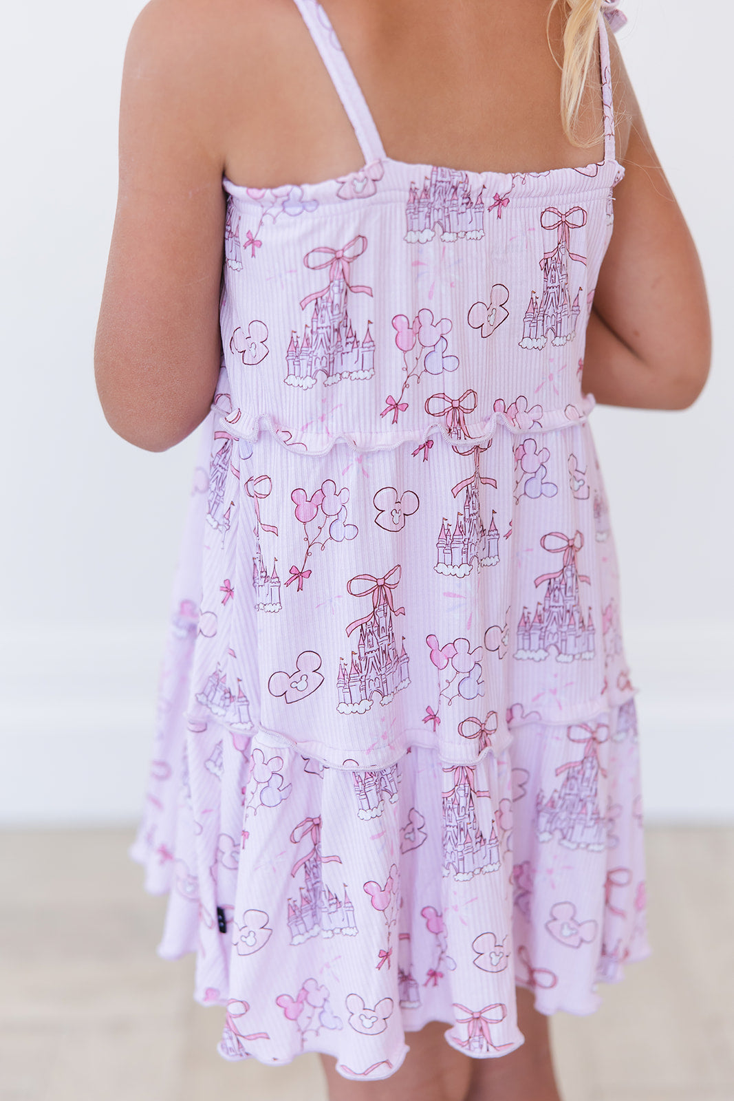 Coquette Castles (ribbed) - Tiered Dress