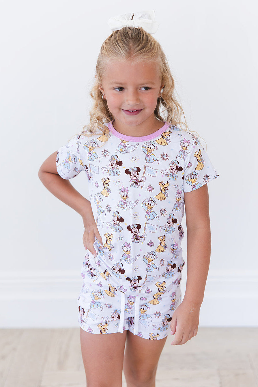 (PINK) Adventure Ahoy - Pocket Short Set
