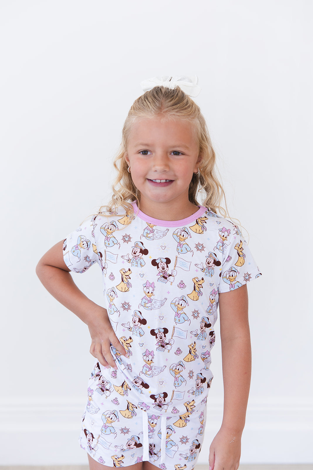 (PINK) Adventure Ahoy - Pocket Short Set