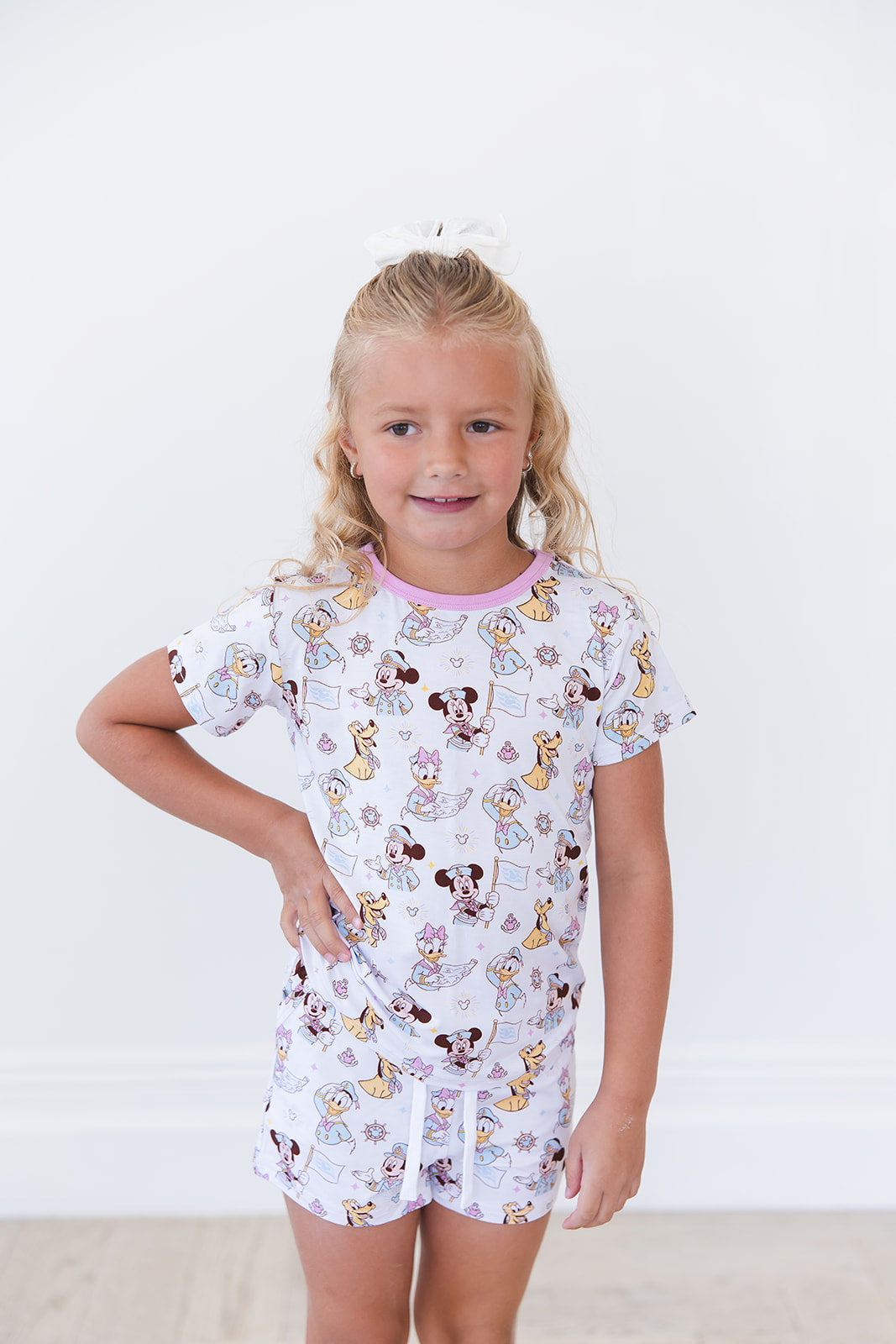 (PINK) Adventure Ahoy - Pocket Short Set