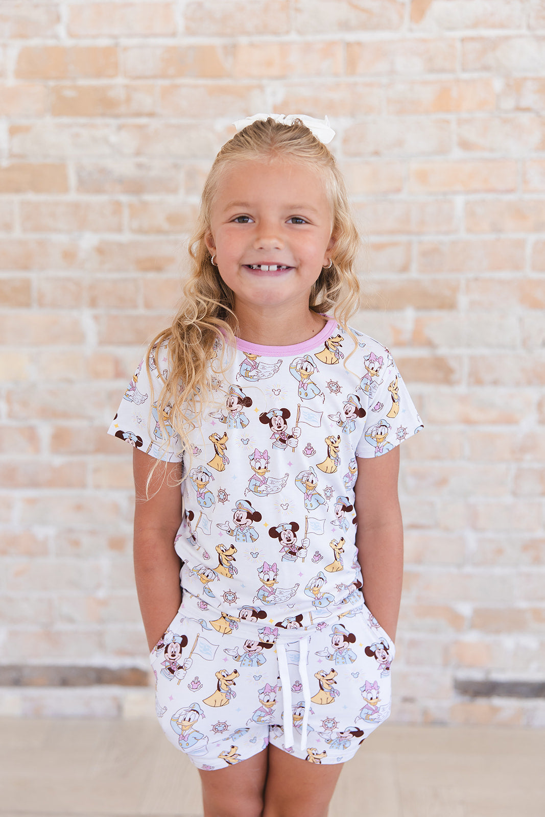 (PINK) Adventure Ahoy - Pocket Short Set