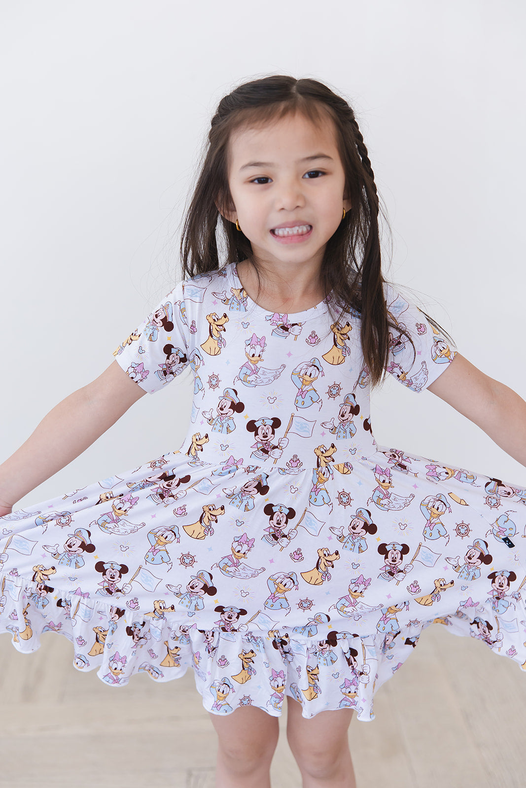 Adventure Ahoy - Ruffle Dress