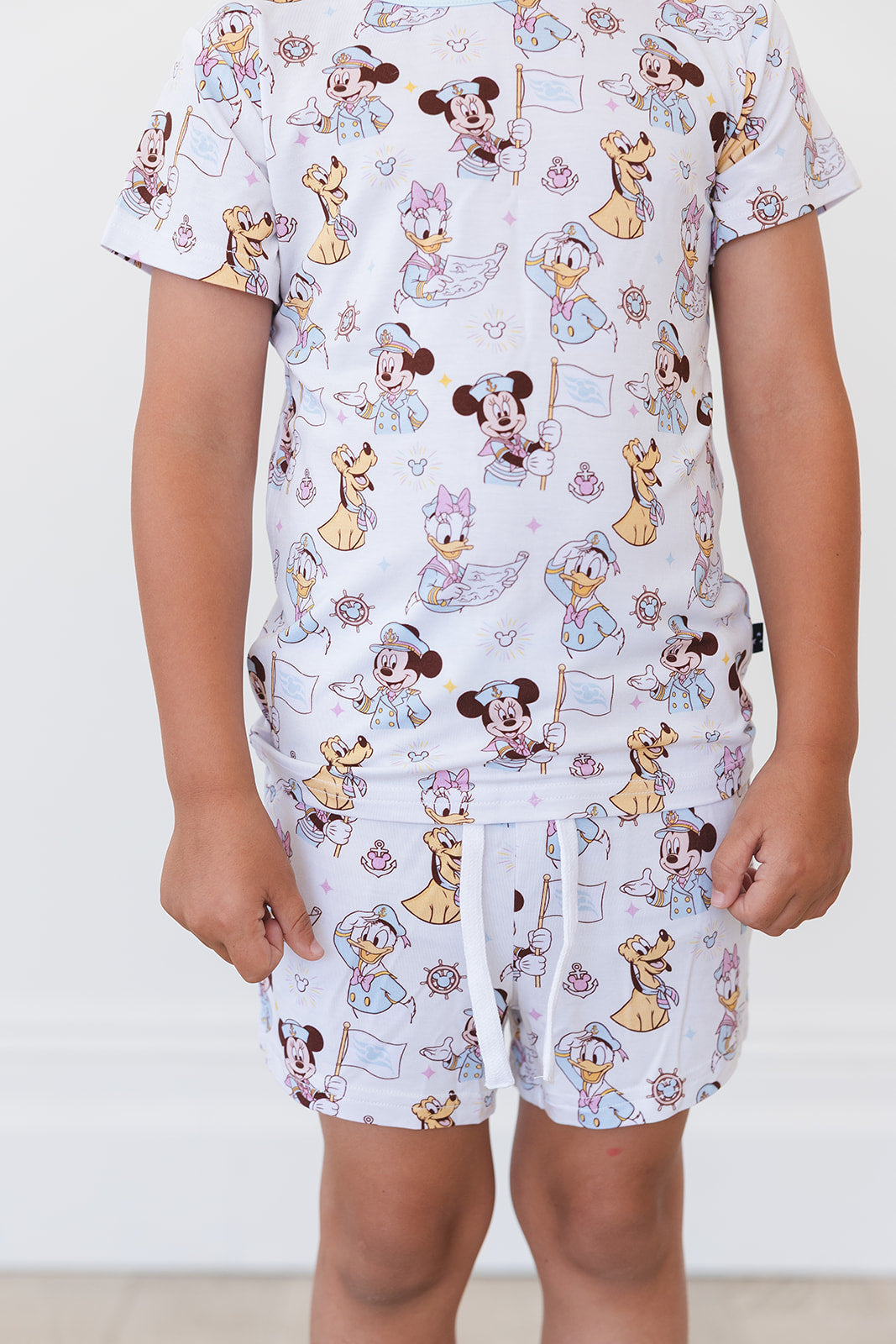 (BLUE) Adventure Ahoy - Pocket Short Set