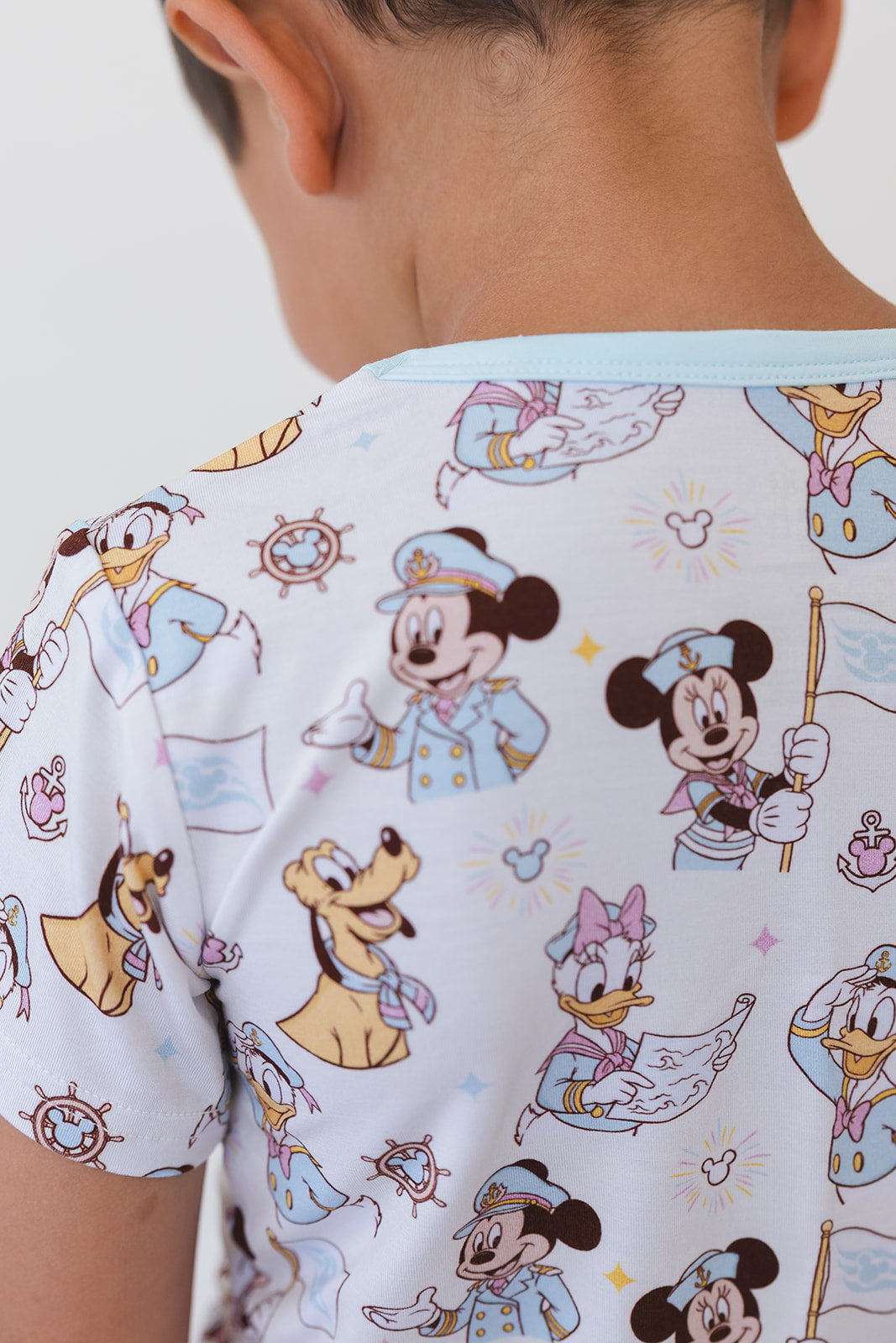 (BLUE) Adventure Ahoy - Pocket Short Set