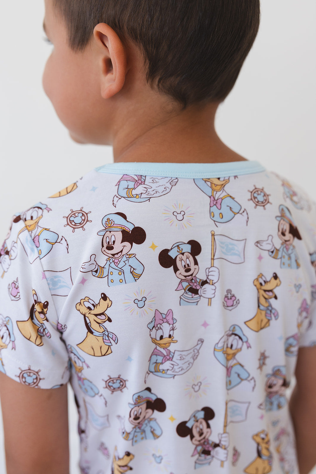 (BLUE) Adventure Ahoy - Pocket Short Set