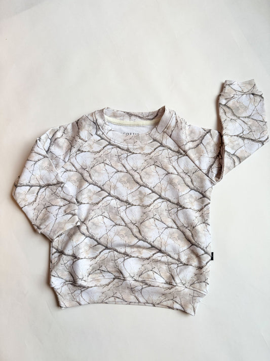 Whiteout- French Terry Crewneck Sweatshirt