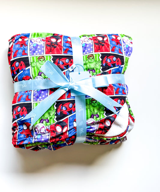 Web Heroes: Velvet Plush Blanket
