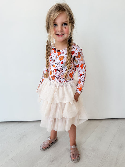 Clubhouse Harvest: Long Sleeve Tutu Dress
