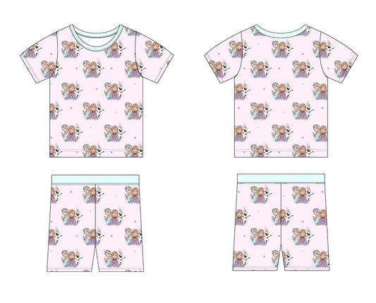 Pink Frost: Short & Tee