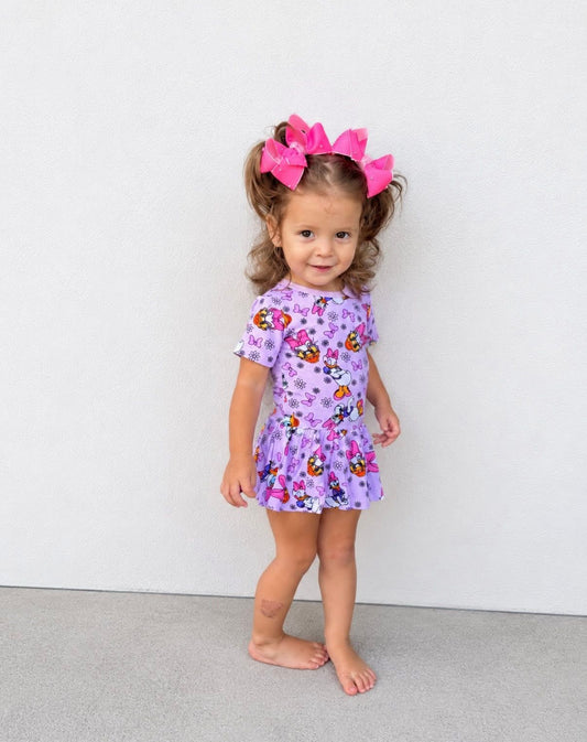 Daisy: Bodysuit Twirl Dress