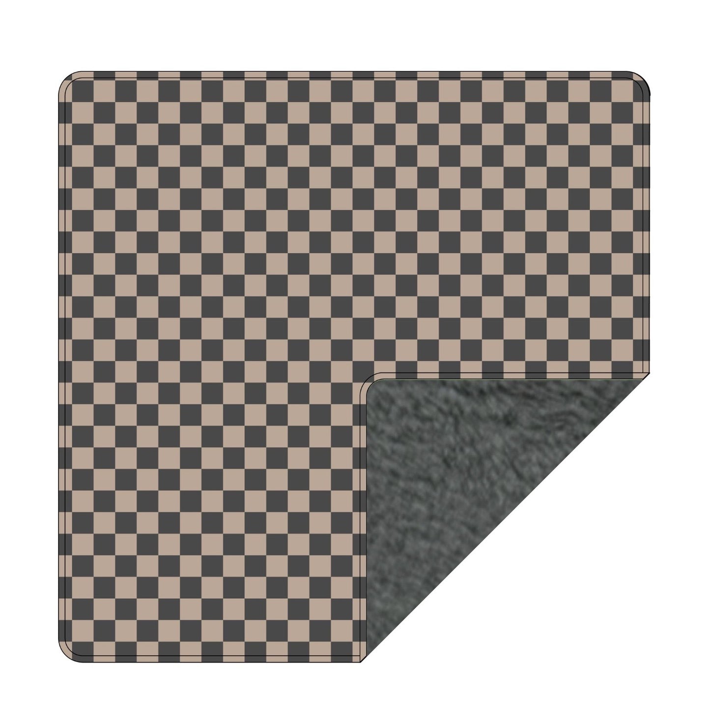 Checks: Velvet Plush Blanket