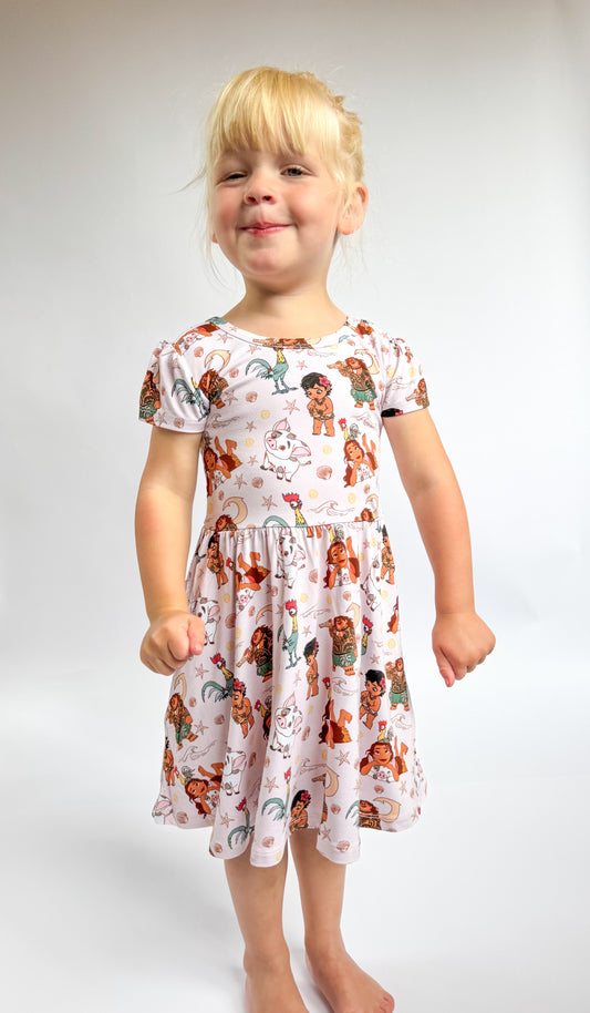 Beyond the Reef: Skater Dress