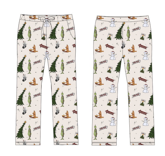 "Holiday-Hooby-Whaty" Dad Pants