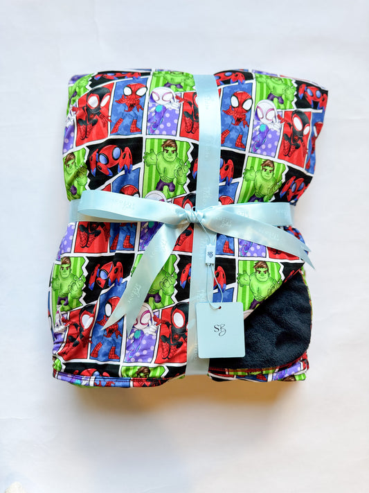 Web Heroes: Velvet Plush Blanket