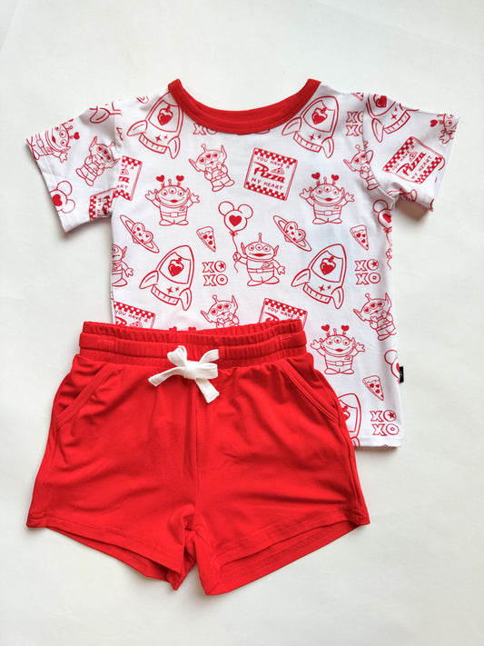 Pizza My Heart: Pocket Short & Tee