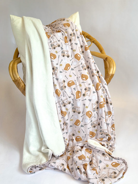 Let's Par-Tee: Light Velvet Plush Blanket