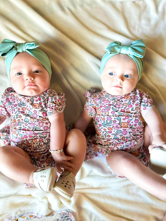 Blossom Bestie: Bodysuit Twirl Dress