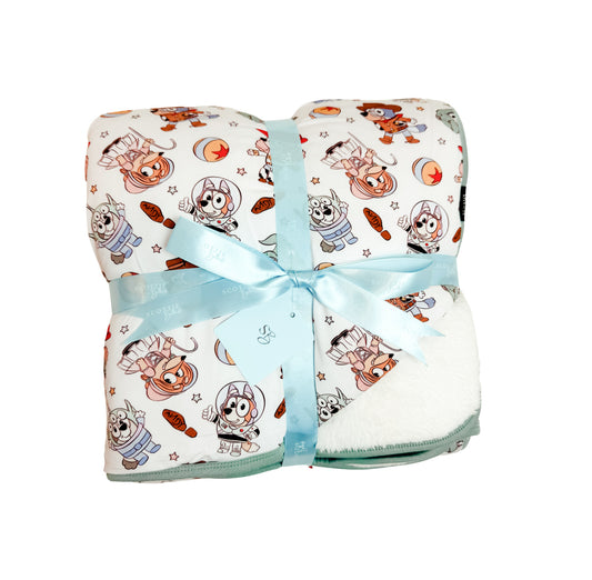 Toy Box Tails Plush Blanket