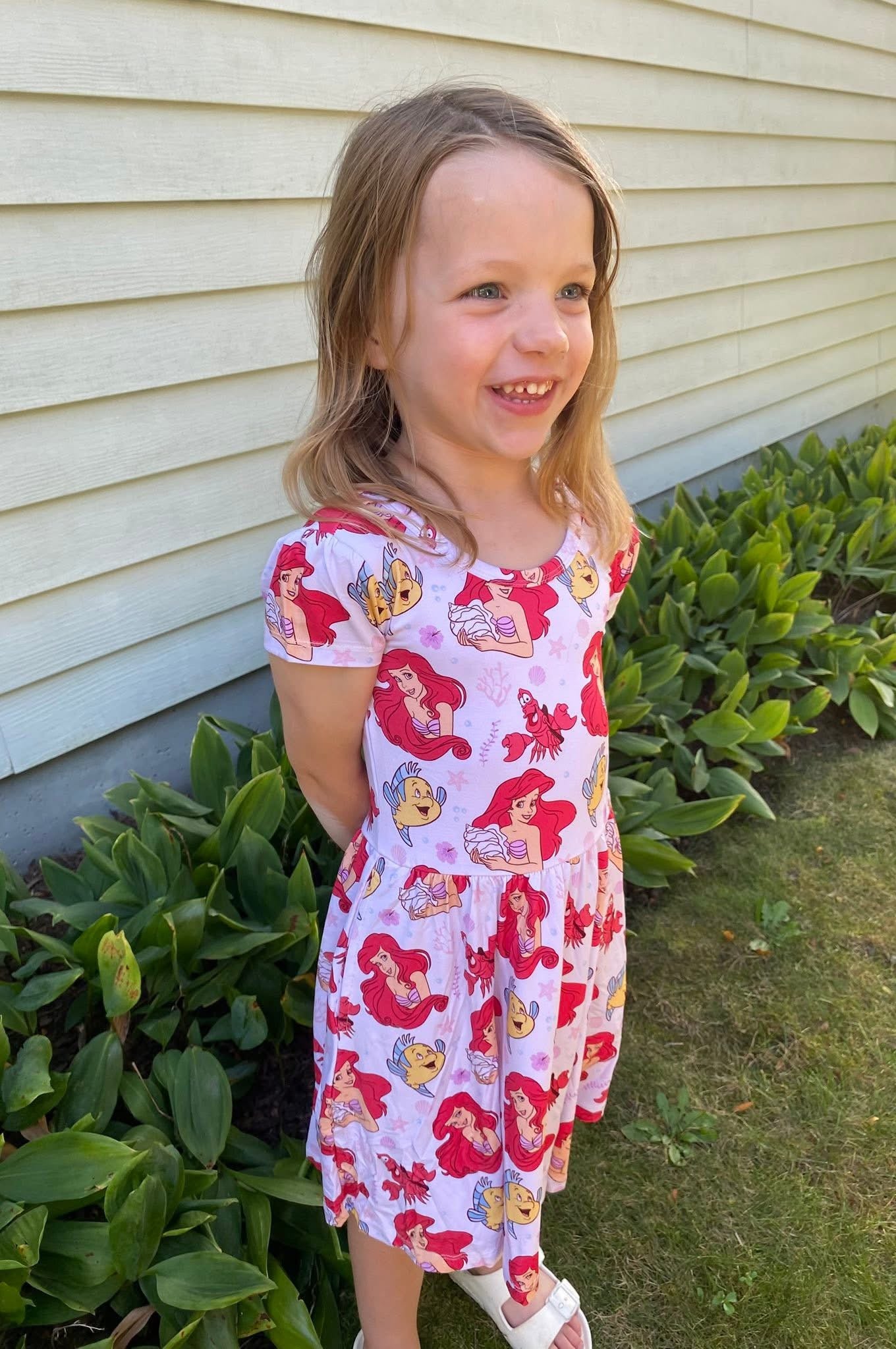 Coral Cutie: Skater Dress