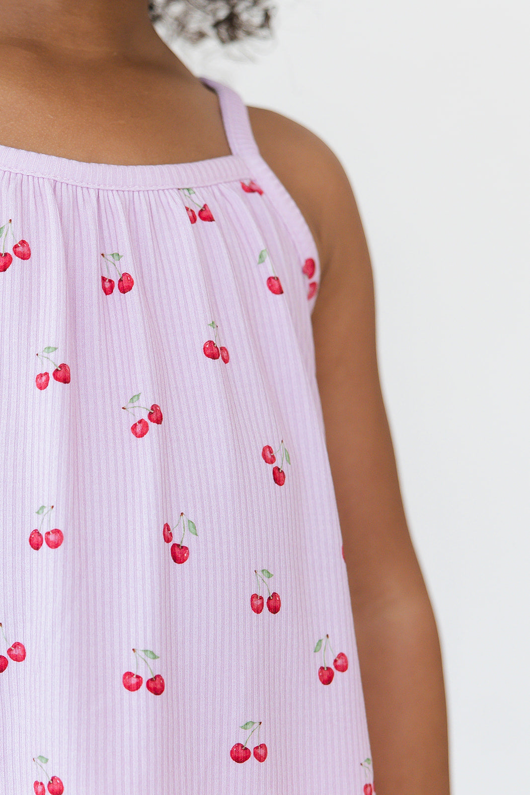 Cherry (ribbed) - Tank Short Set