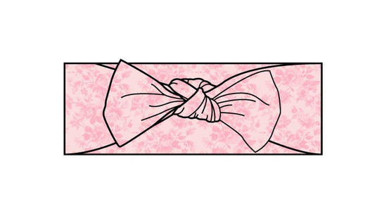 Pink Toile - Headband