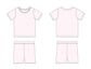 Pink Stripes - Short Set