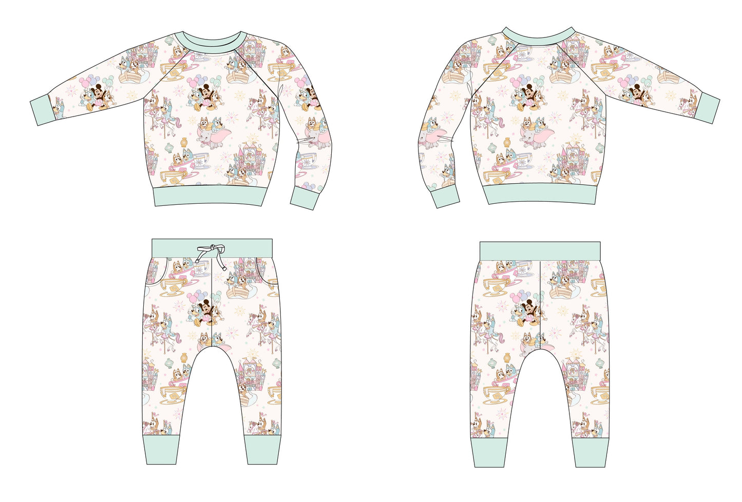 Pastel Park (Belize) - French Terry Set
