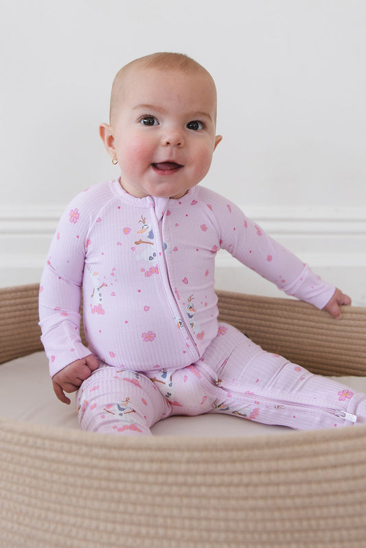Pink Flurry (ribbed) - Zippy