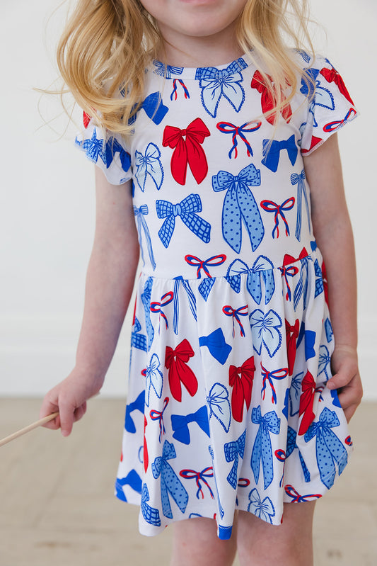 Tied & True: Bodysuit Twirl Dress